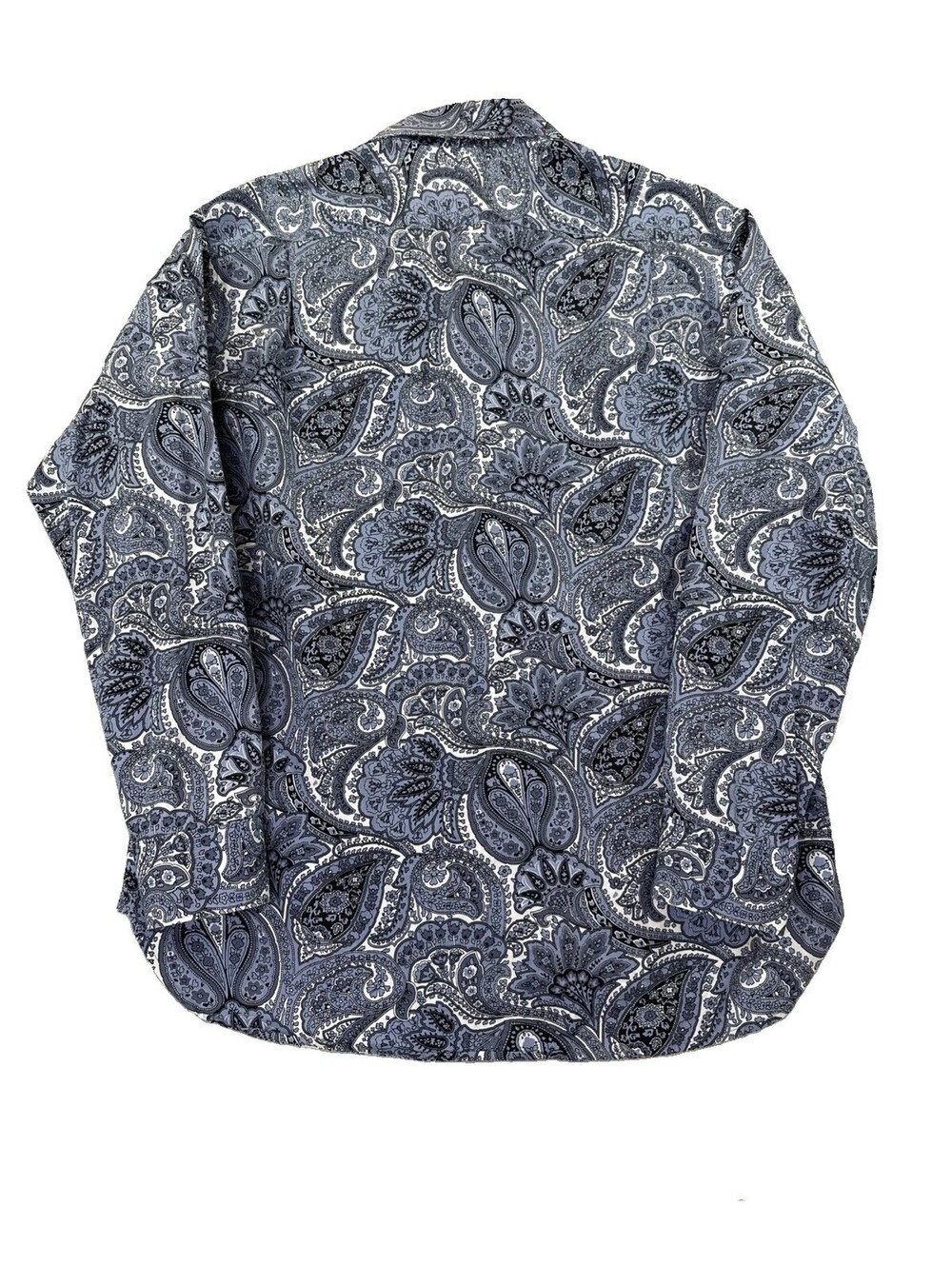 MICHAEL KORS Shirt Mens Medium Paisley Button Up Long Sleeve Woven Cotton